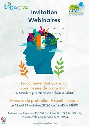 Webinaires du DAC74 en partenariat avec l'ATMP74